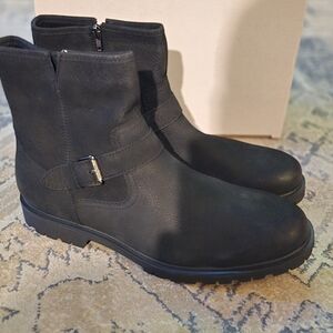 Crown Vintage Men's Dark Leather Boots